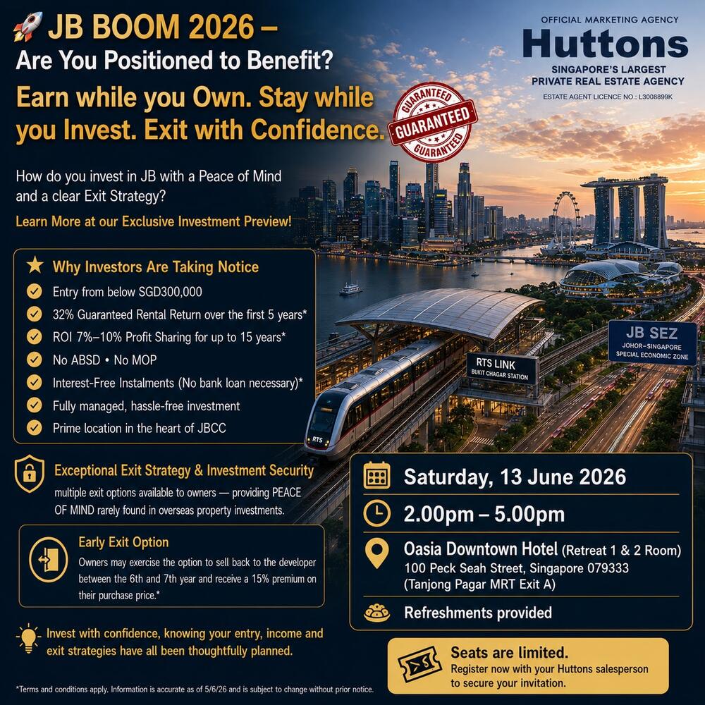 Huttons International Consumer Connect - Some are waiting others. Others see opportunities)(Sat 13 Jun, 2-5pm)(Physical)